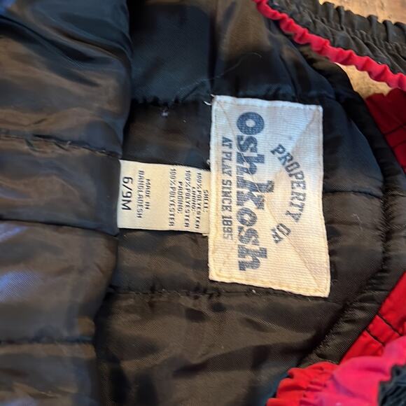 Oshkosh Infant Bib Snow Pants Size 6/9 Months Dark Blue - Picture 2 of 6